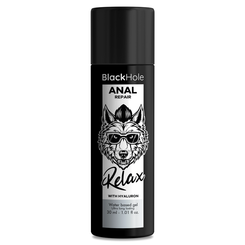 BLACK HOLE - ANAL REPAIR BASE AGUA RELAX CON HYALURON 30 ML