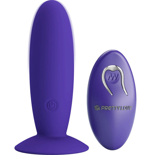 PRETTY LOVE - YOUTH PLUG ANAL VIBRADOR CONTROL REMOTO VIOLETA