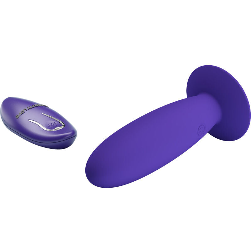 PRETTY LOVE - YOUTH PLUG ANAL VIBRADOR CONTROL REMOTO VIOLETA