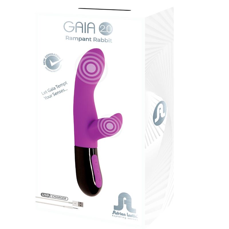 ADRIEN LASTIC - GAIA 2.0 VIBRADOR RABBIT VIOLETA