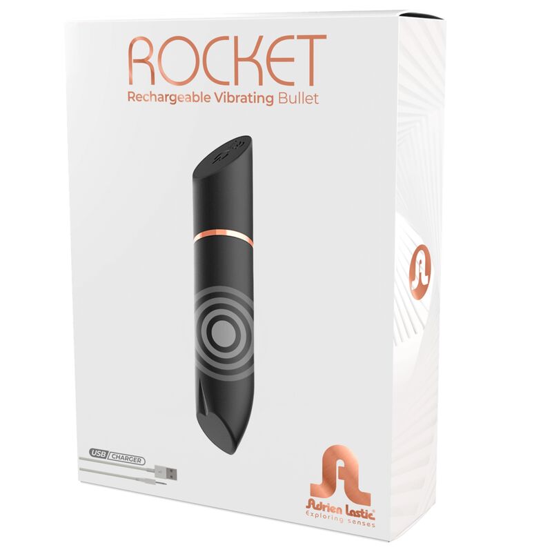 ADRIEN LASTIC - ROCKET BALA RECARGABLE NEGRO