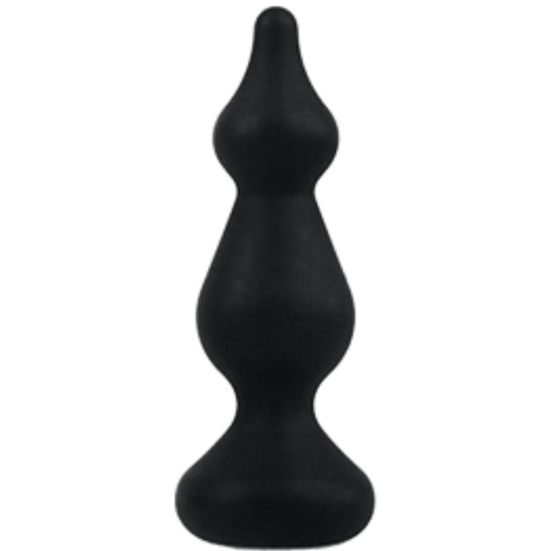 ADRIEN LASTIC - AMUSE PLUG ANAL SILICONA NEGRO TALLA S