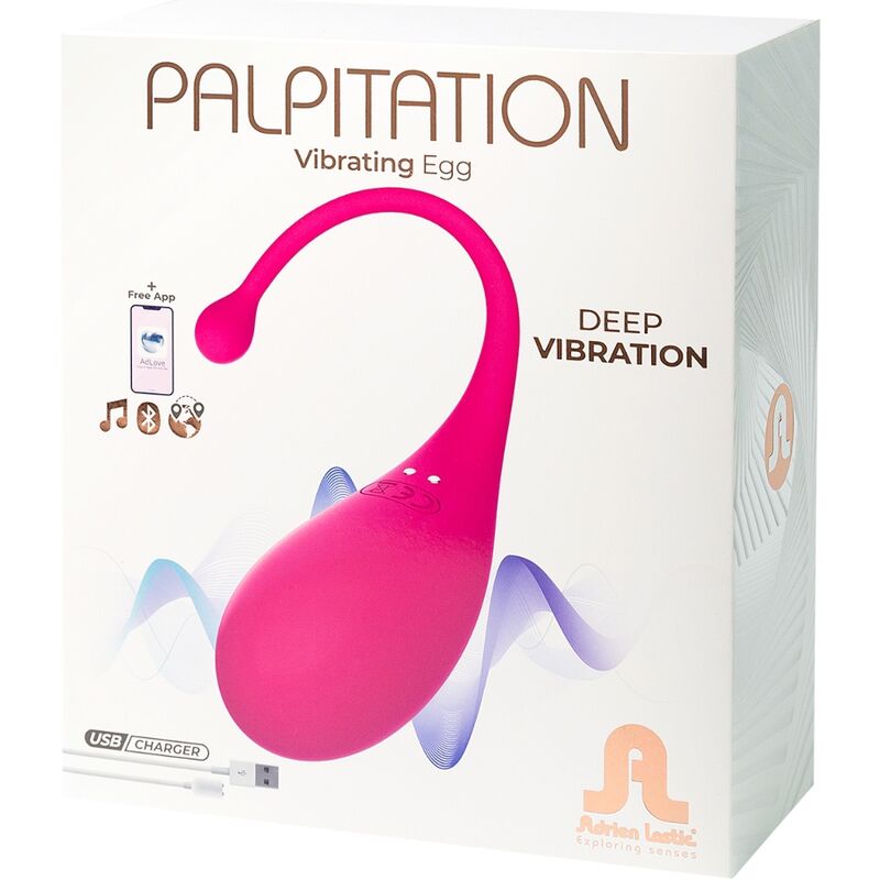 ADRIEN LASTIC - PALPITATION HUEVO VIBRADOR ROSA - APP GRATUITA