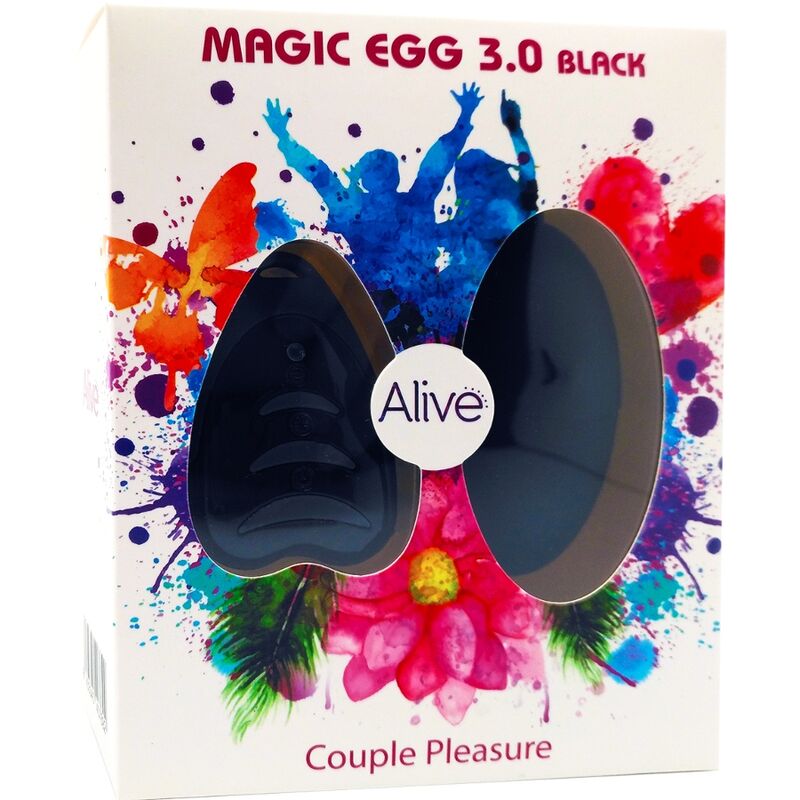 ALIVE - MAGIC EGG 3.0 HUEVO VIBRADOR CONTROL REMOTO NEGRO