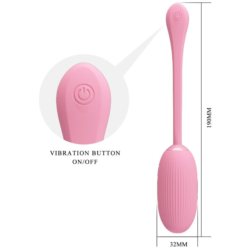 PRETTY LOVE - DOREEN HUEVO VIBRADOR RECARGABLE ROSA