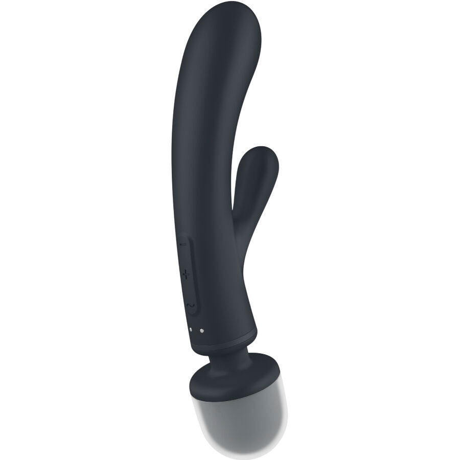 SATISFYER - TRIPLE LOVER MASAJEADOR VIBRADOR RABBIT ROSA