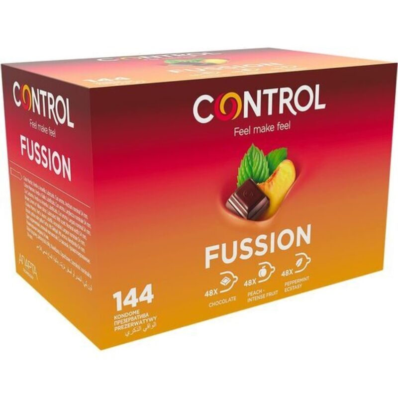 CONTROL - ADAPTA FUSSION PRESERVATIVOS 144 UNIDADES