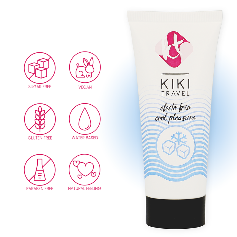 KIKÍ TRAVEL - GEL DESLIZANTE EFECTO FRÍO INTENSIFICADOR 50 ML