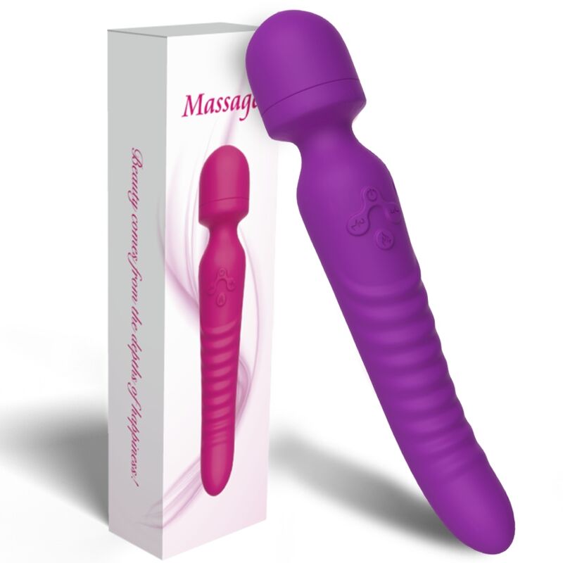 ARMONY - MISSION MASAJEADOR & VIBRADOR EFECTO CALOR VIOLETA