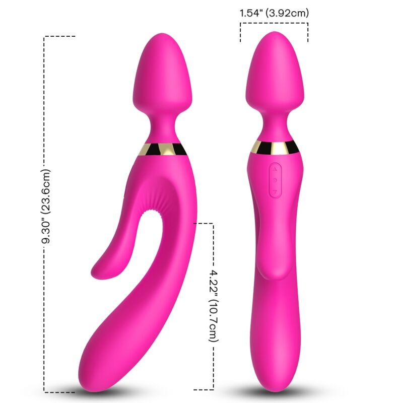 ARMONY - MASAJEADOR & VIBRADOR RABBIT FUCSIA