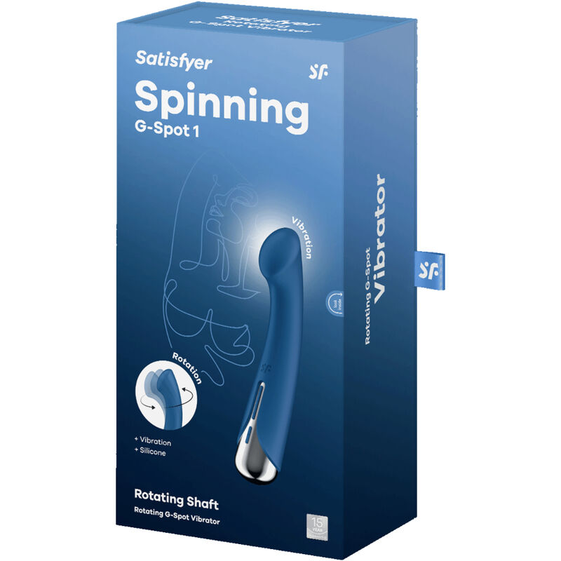 SATISFYER - SPINNING G-SPORT 1 VIBRADOR ROTADOR ROJO