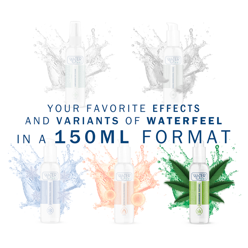 WATERFEEL - LUBRICANTE CANNABIS 150 ML