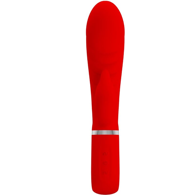 PRETTY LOVE - PRESCOTT VIBRADOR PUNTO G MULTIFUNCIÓN ROJO