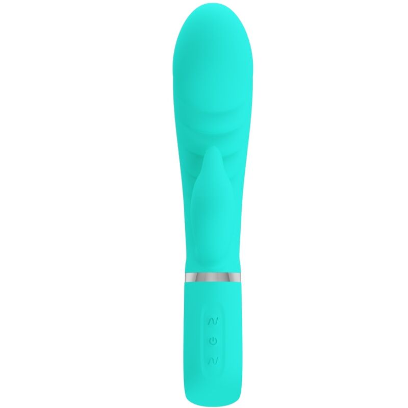 PRETTY LOVE - PRESCOTT VIBRADOR PUNTO G MULTIFUNCIÓN VERDE AGUA