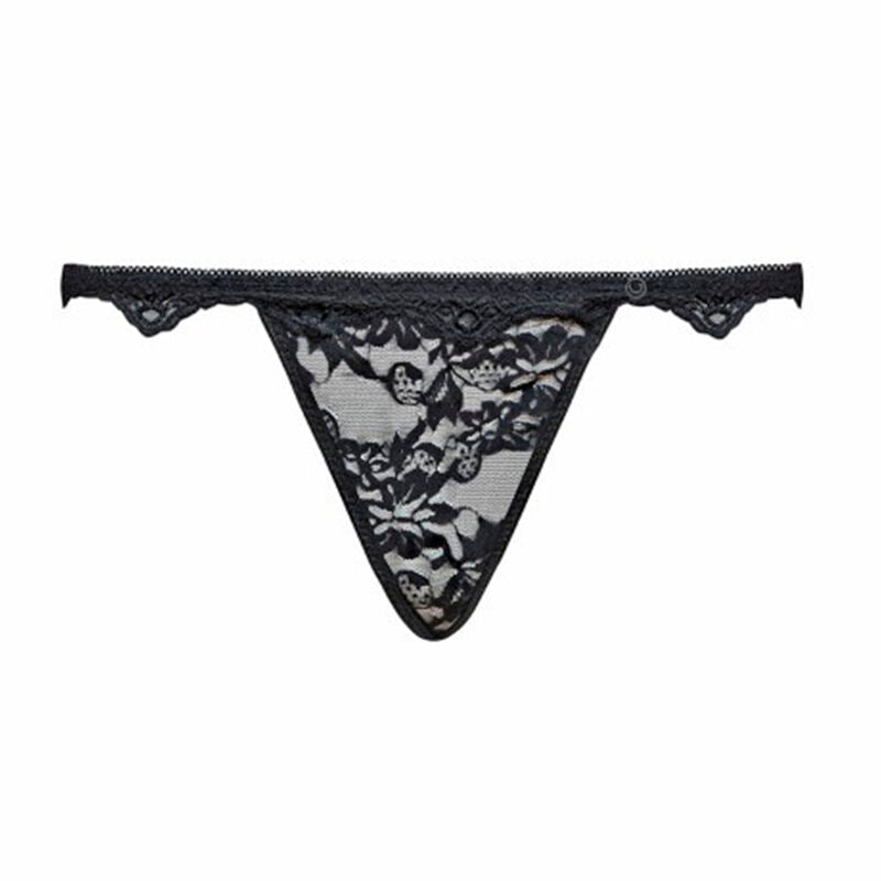 LIVCO CORSETTI FASHION - BELITA LC 90231 SUJETADOR + PANTY + LIGUERO NEGRO S/M