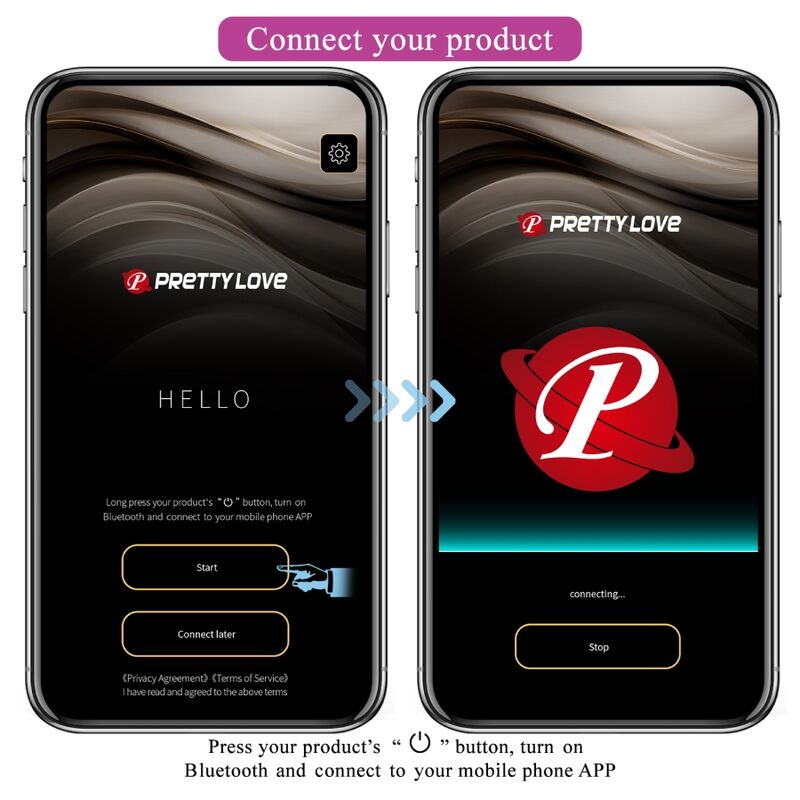 PRETTY LOVE - CATALINA VIBRADOR APP CONTROL REMOTO LILA