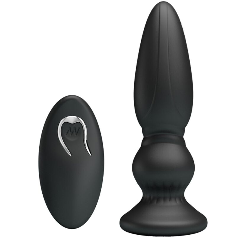 MR PLAY - VIBRADOR POTENTE CONTROL REMOTO ANAL PLUG NEGRO