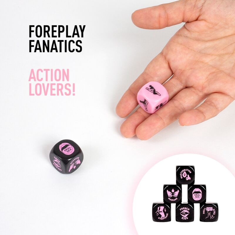 SECRET PLAY - JUEGO 2 DADOS FOREPLAY FANATICS