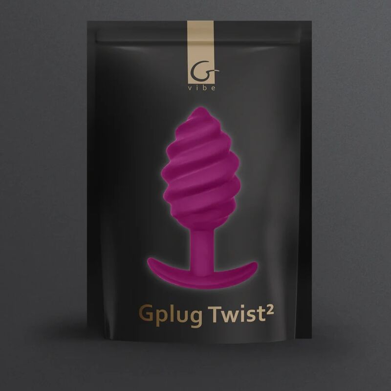 G-VIBE - GPLUG TWIST 2 PLUG ANAL MORADO