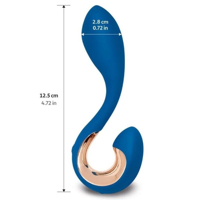 G-VIBE - GPOP 2 VIBRADOR PUNTO G Y P AZUL INDIGO