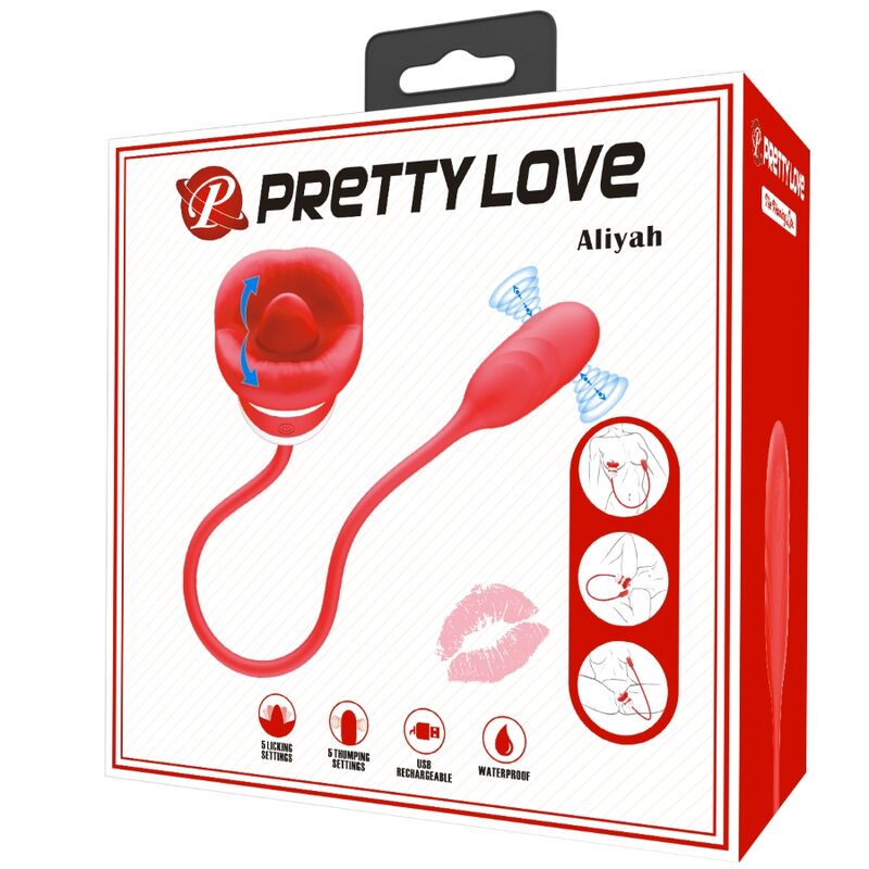 PRETTY LOVE - ALIYAH MASTURBADOR BOCA ROJO