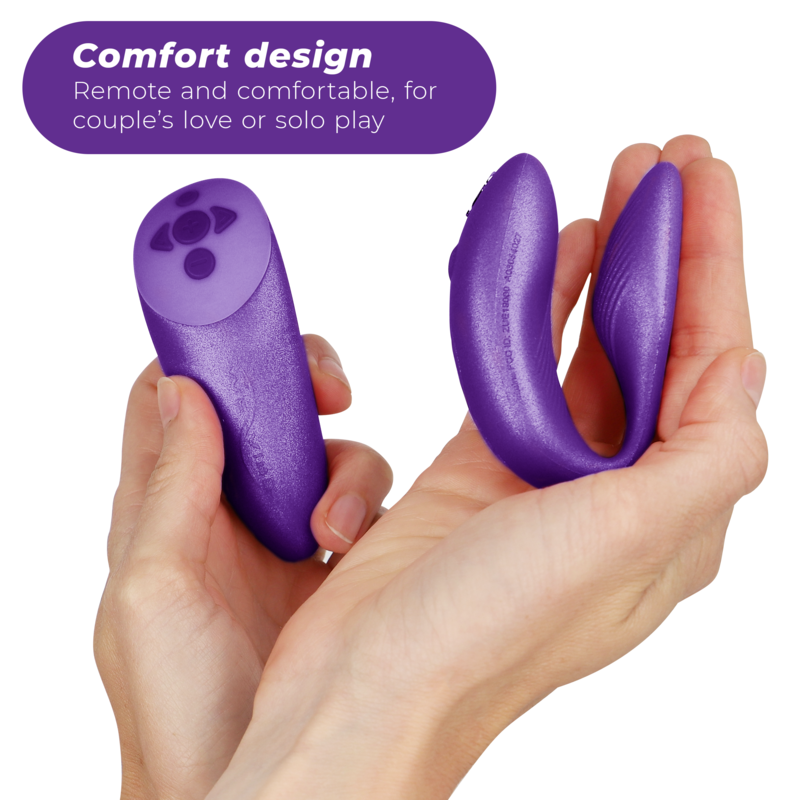 WE-VIBE - CHORUS VIBRADOR PAREJAS CON CONTROL SQUEEZE LILA