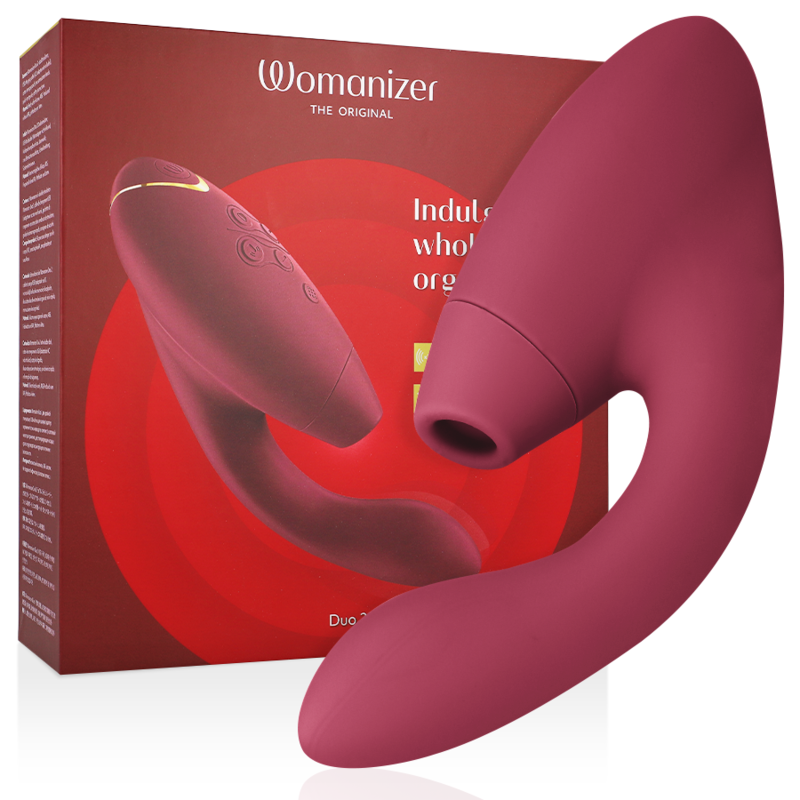 WOMANIZER - DUO 2 ESTIMULADOR BURDEOS