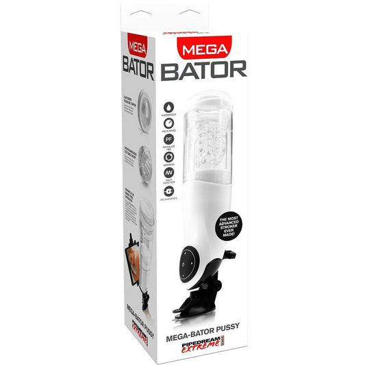 EXTREME TOYZ - PDX MEGA BATOR USB MASTURBADOR MASCULINO VAGINA BLANCO