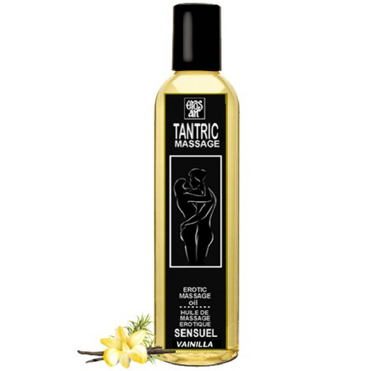 EROS-ART - ACEITE MASAJE TANTRICO NATURAL Y AFRODISÍACO VAINILLA 30 ML