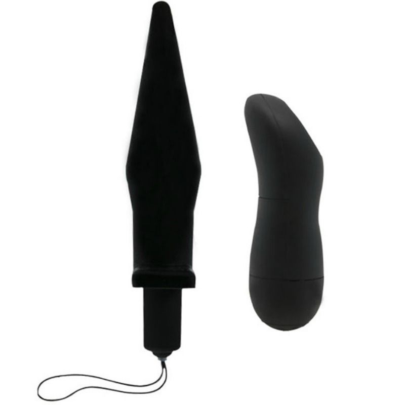 BAILE - BUTT PLUG ANAL CON VIBRACION NEGRO