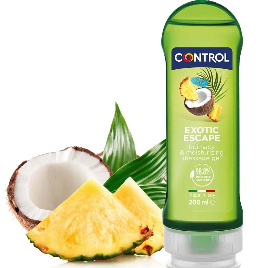 CONTROL - 2 EN 1 MASSAGE & PLEASURE EXOTIC 200 ML