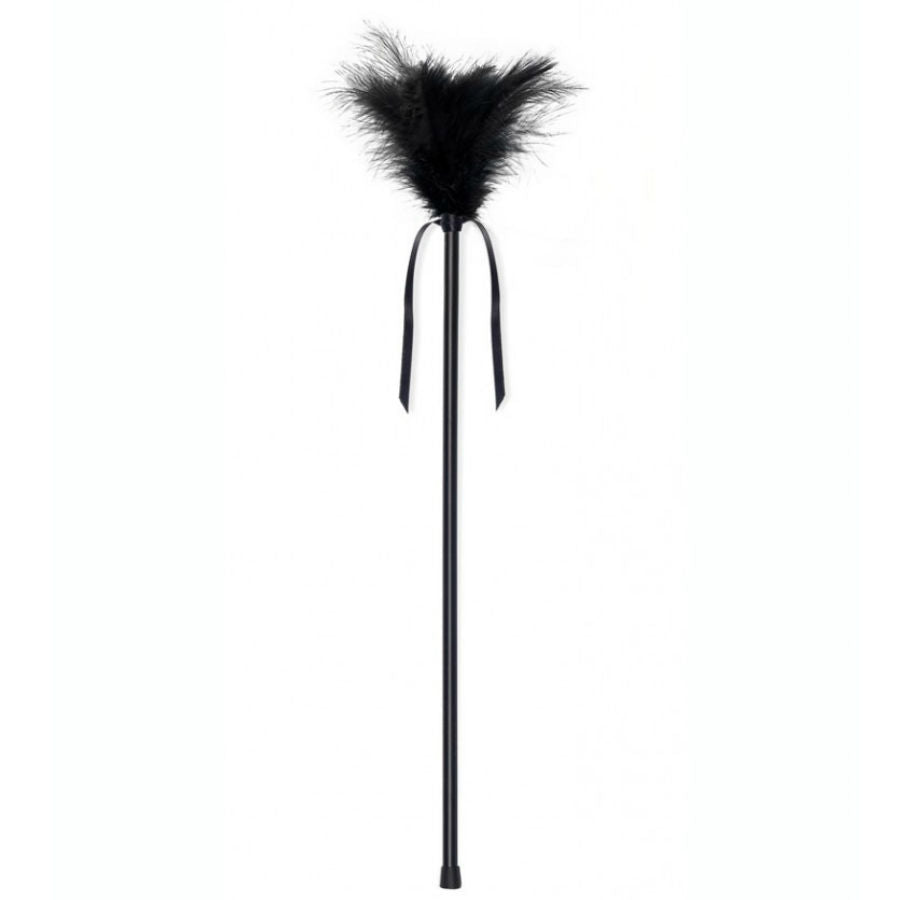 SECRETPLAY - PLUMERO PLUMAS NEGRO 40 CM