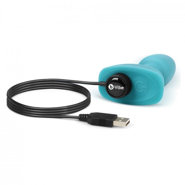 B-VIBE - RIMMING CONTROL REMOTO ANAL PLUG PETITE TEAL