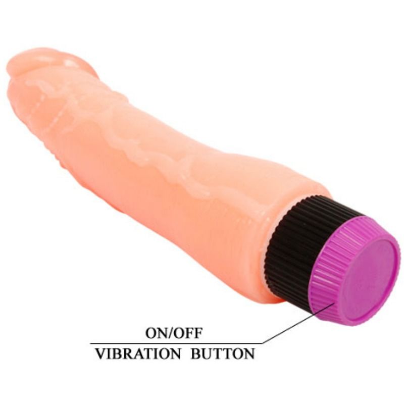 BAILE - VIBRADOR REALISTICO FLEXIBLE NATURAL 24 CM