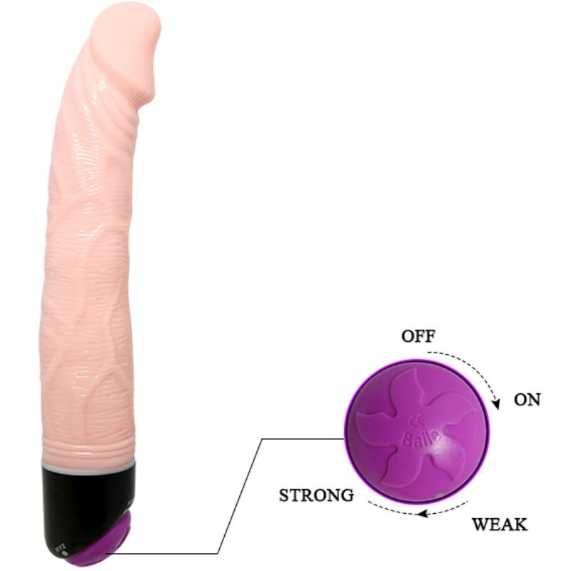 BAILE - ADOUR CLUB VIBRADOR REALISTICO 23 CM NATURAL