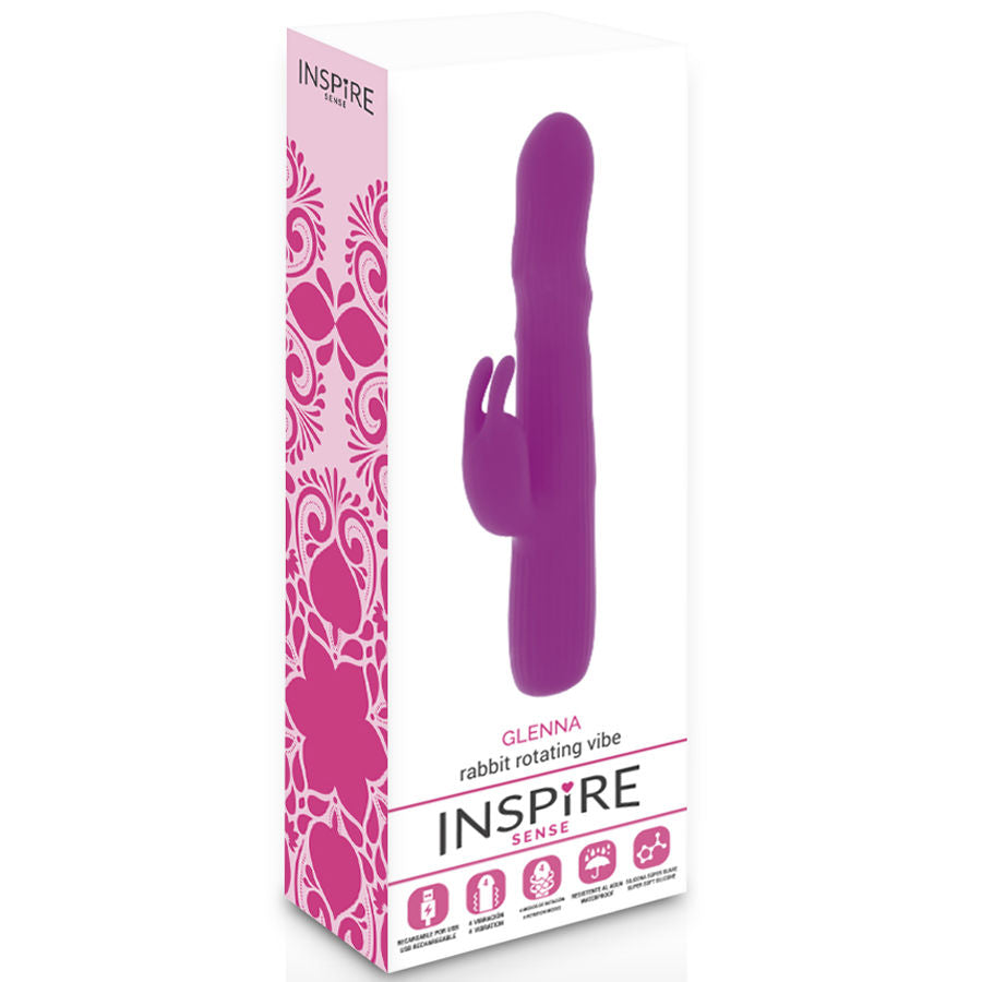 INSPIRE SENSE - GLENNA VIBRATOR RABBIT ROTADOR LILA