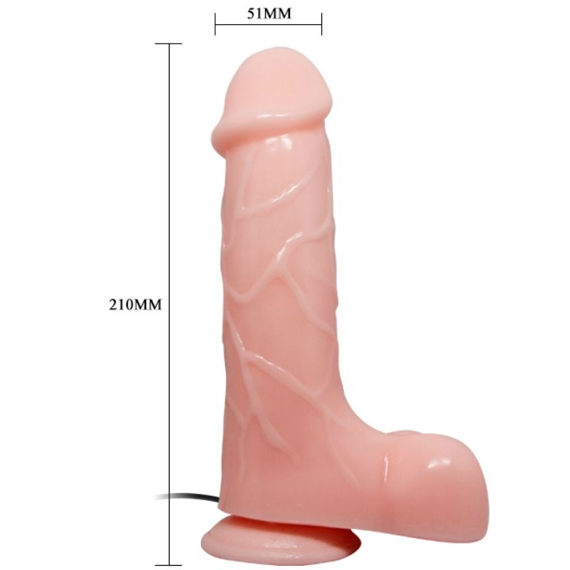 BAILE - VIBRADOR REALISTICO BARBARA NATURAL 21 CM