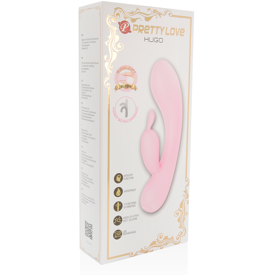 PRETTY LOVE - SMART HUGO VIBRADOR RABBIT CON OREJITAS