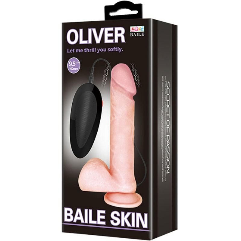 BAILE - OLIVER DILDO REALISTICO CON VIBRACION