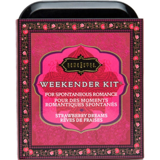 KAMASUTRA - WEEKENDER TIN KIT STRAWBERRY DREAMS FRESA