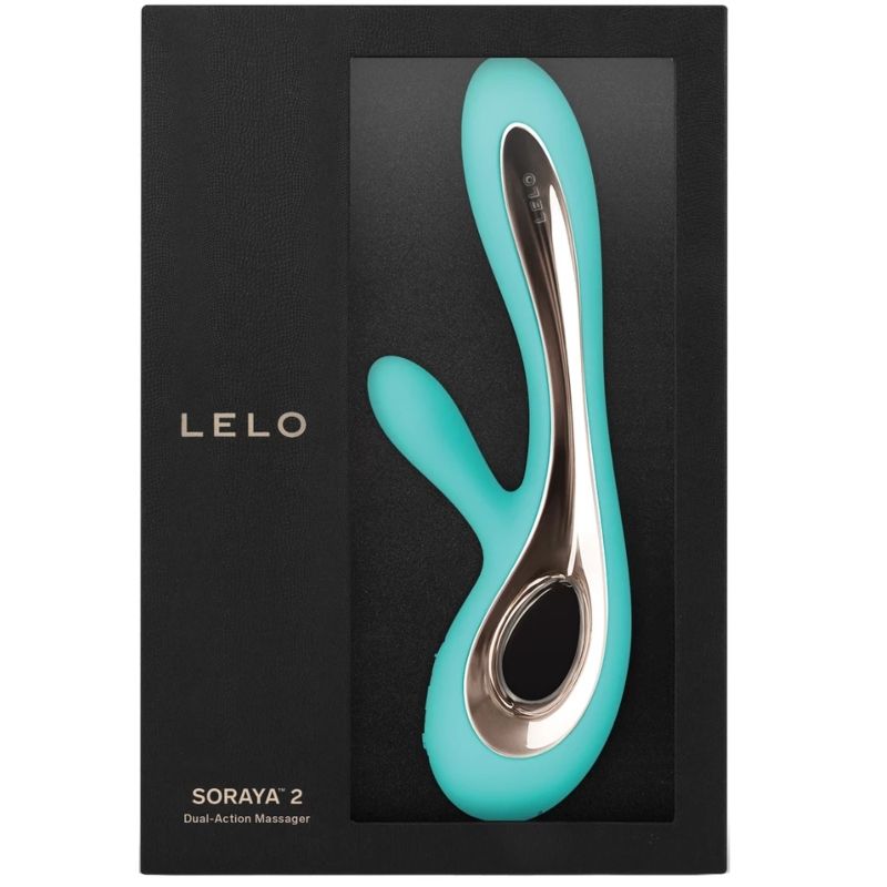 LELO - SORAYA 2 VIBRADOR RABBIT VERDE AGUA