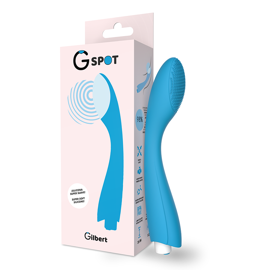 G-SPOT - GYLBERT VIBRADOR AZUL TURQUESA