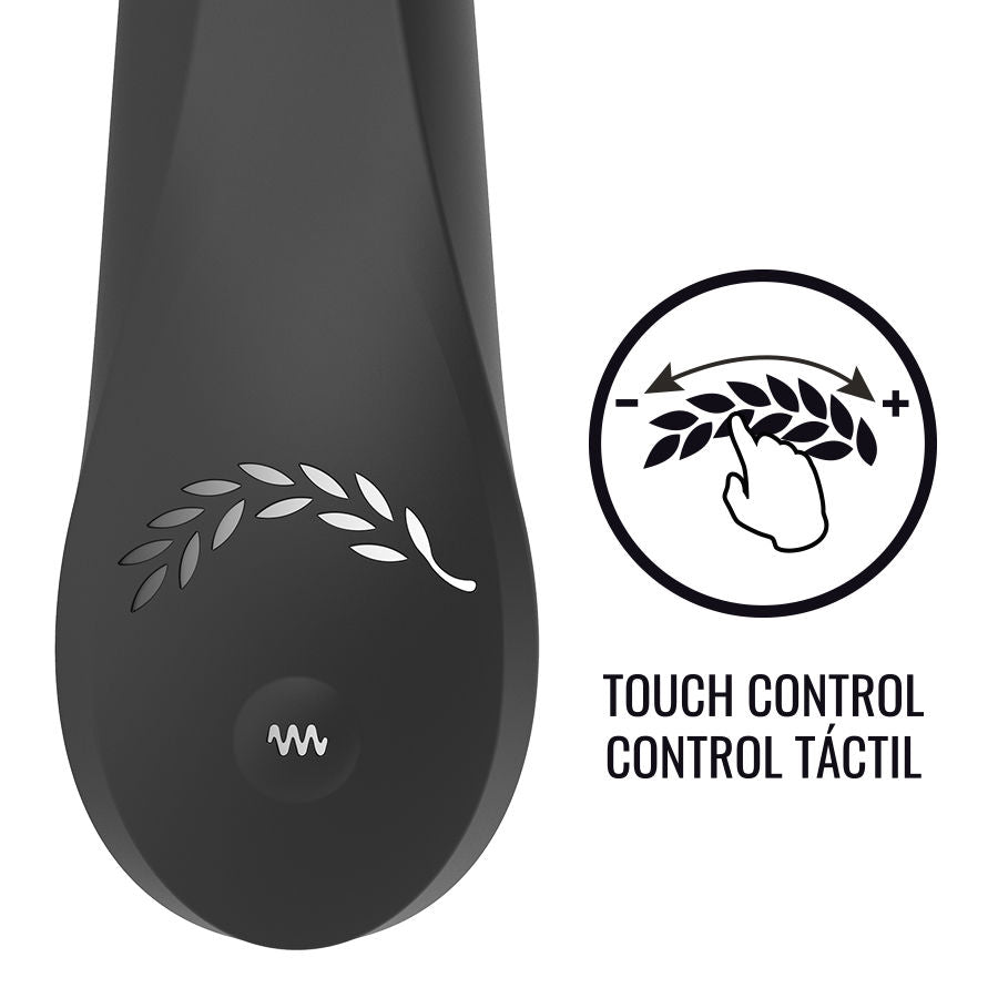 BLACK&SILVER - KEAN VIBRADOR TOUCH CONTROL