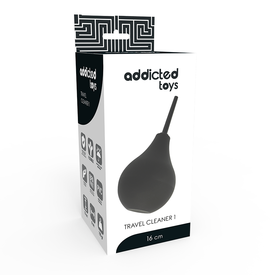 ADDICTED TOYS - LIMPIADOR ANAL NEGRO