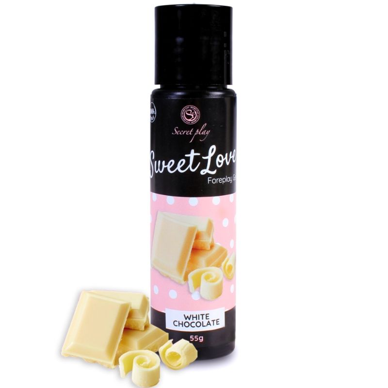 SECRETPLAY - GEL SWEET LOVE CHOCOLATE BLANCO 60 ML