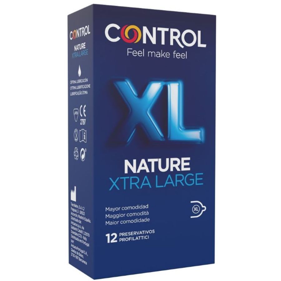 CONTROL - ADAPTA NATURE XL PRESERVATIVOS 12 UNIDADES