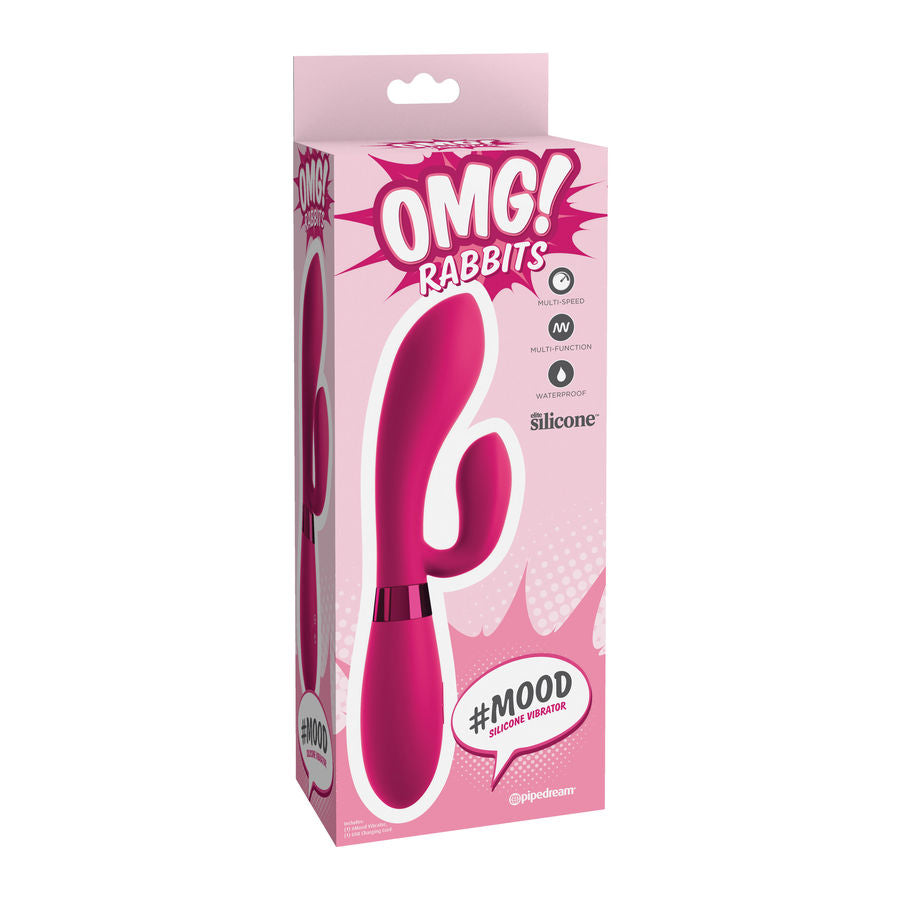 OMG - MOOD SILICONE VIBRADOR ROSA