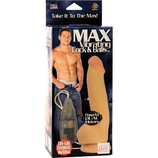 CALEXOTICS - MAX PENE REALISTICO CON DOBLE VIBRADOR