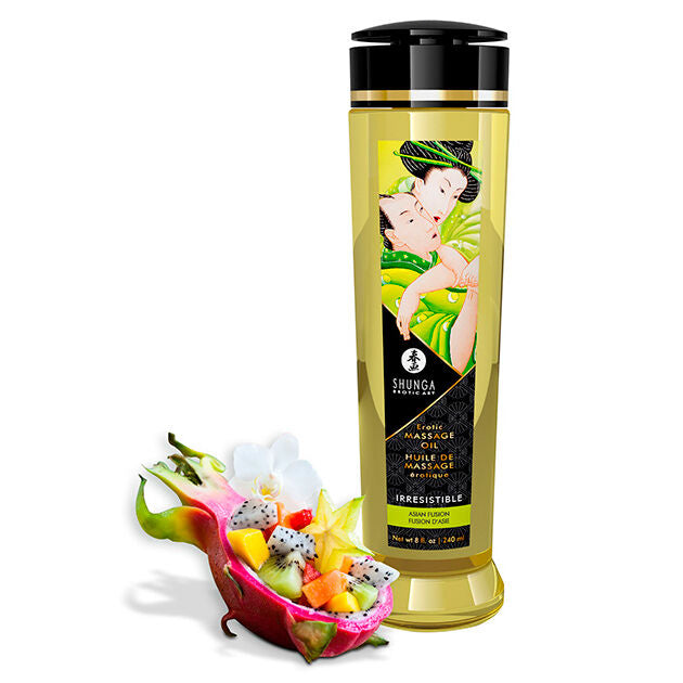 SHUNGA - ACEITE DE MASAJE EROTICO IRRESISTIBLE 240ML