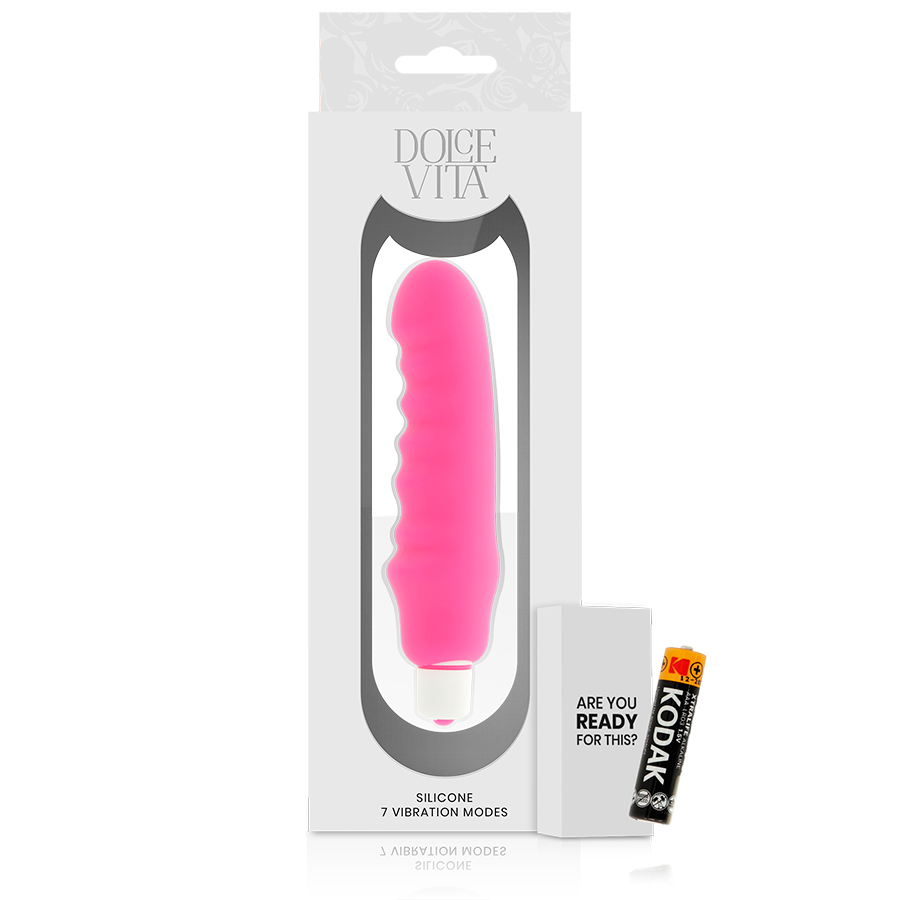 DOLCE VITA - GENIUS VIBRADOR SILICONA ROSA